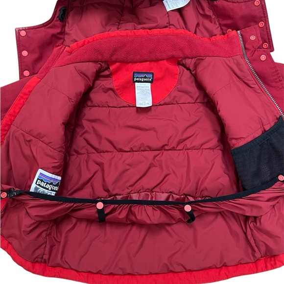 Kids Patagonia Red Ski Jacket XXS 3-4 - Picture 4 of 8